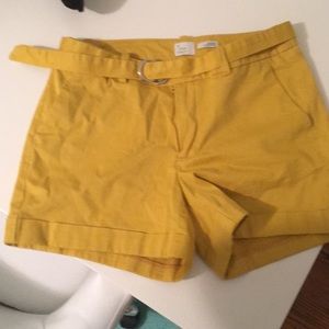Yellow shorts